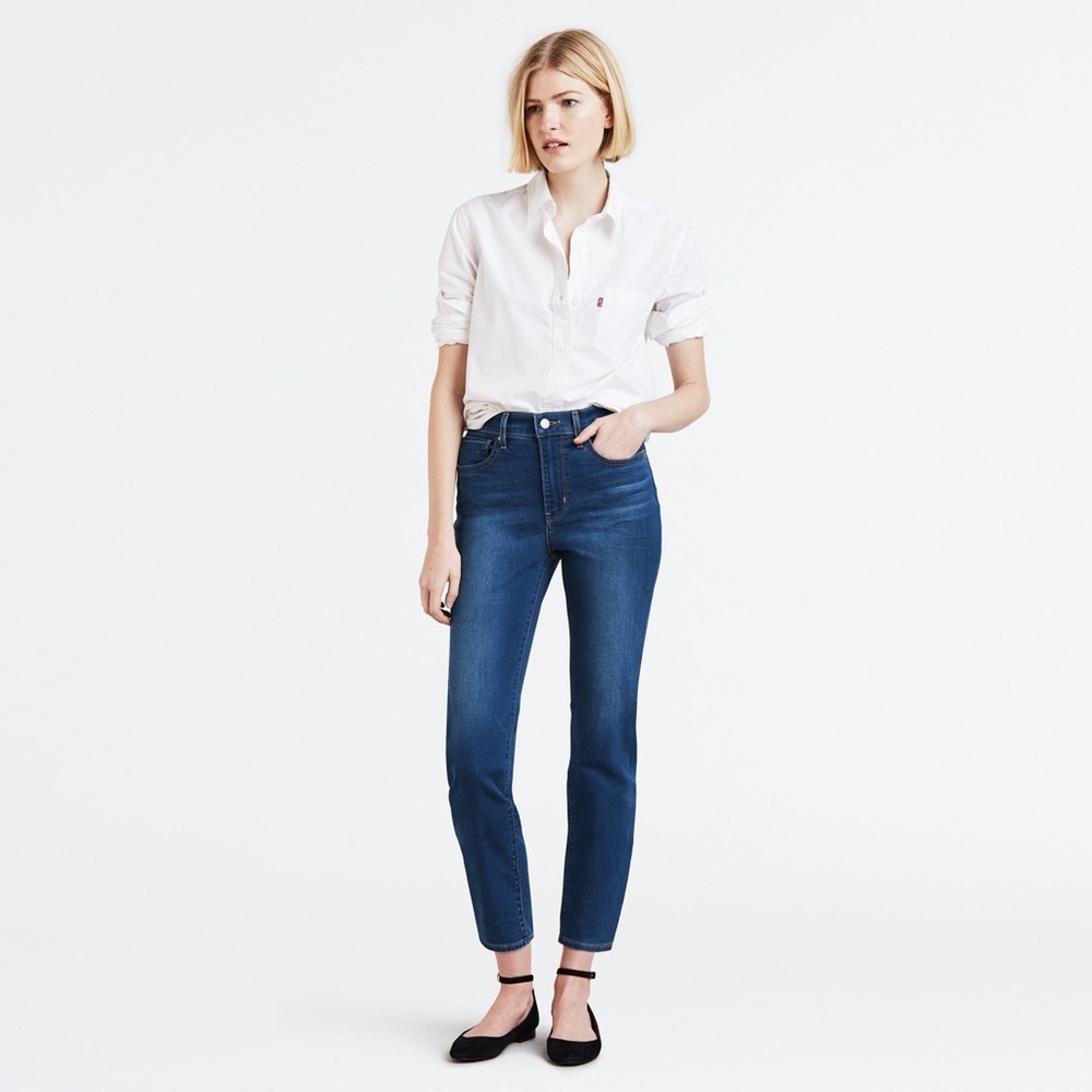 Levi 724 High Rise Straight Crop Women's Jeans